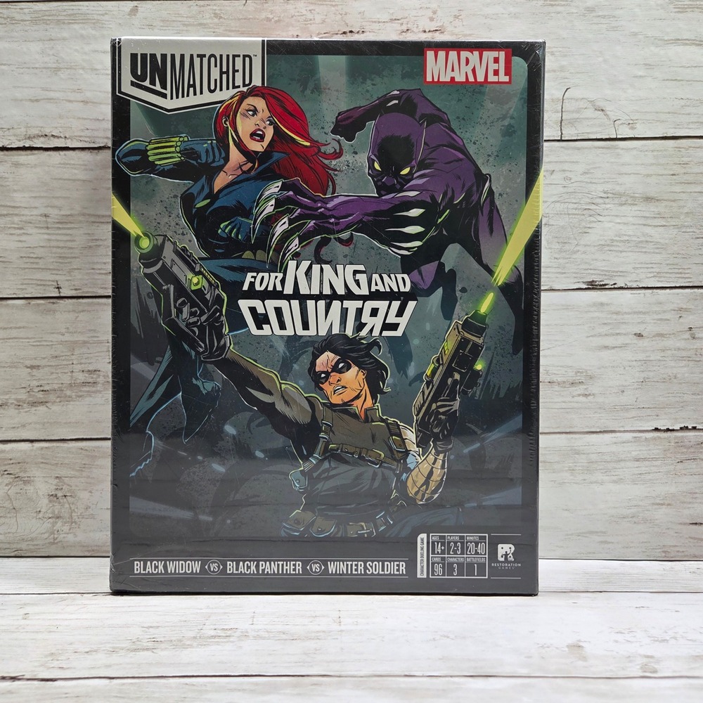 Marvel Unmatched For King and Country Board Game New Sealed Restoration Games